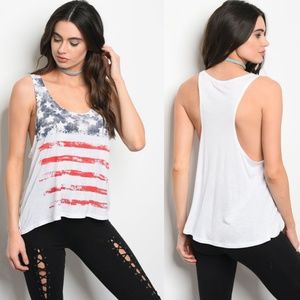 American Flag Top Women’s Patriot USA tank top